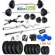 Body Maxx 100 Kg PVC Weight Plates, 5 and 3 ft Rod, 2 D. Rods Home Gym Equipment Dumbbell Set.